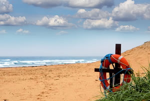 Plage non surveillée